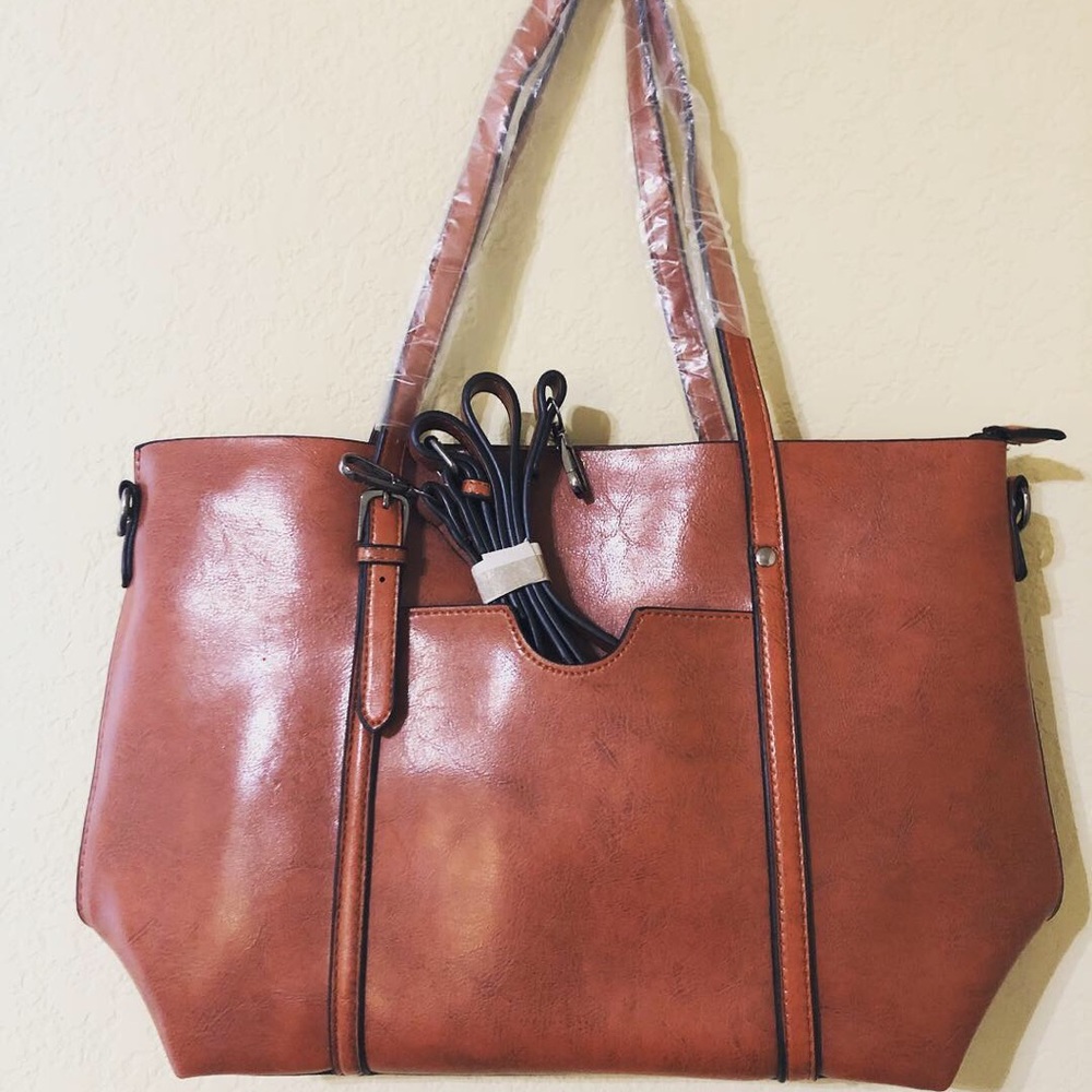 PU Leather Small Tote
